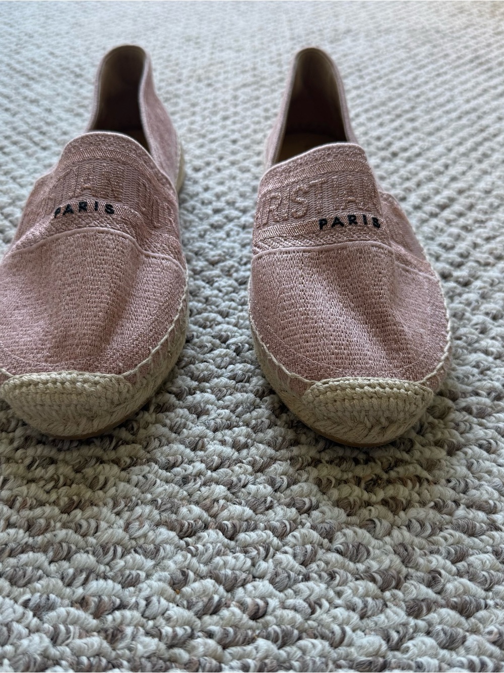 Christian Dior Rose Granville Espadrilles - Picture 2 of 8